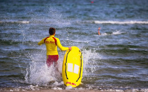 Bewachter Badestrand